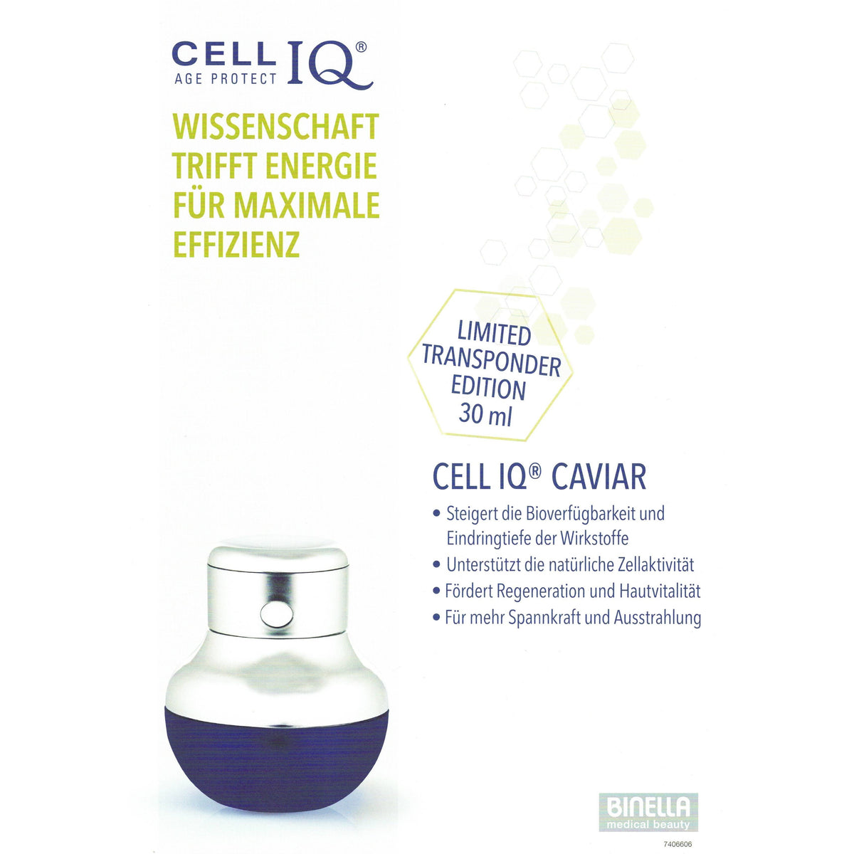 Binella CELL IQ® Caviar Lift Night Cream -Limited Transponder Edition- 30 ml