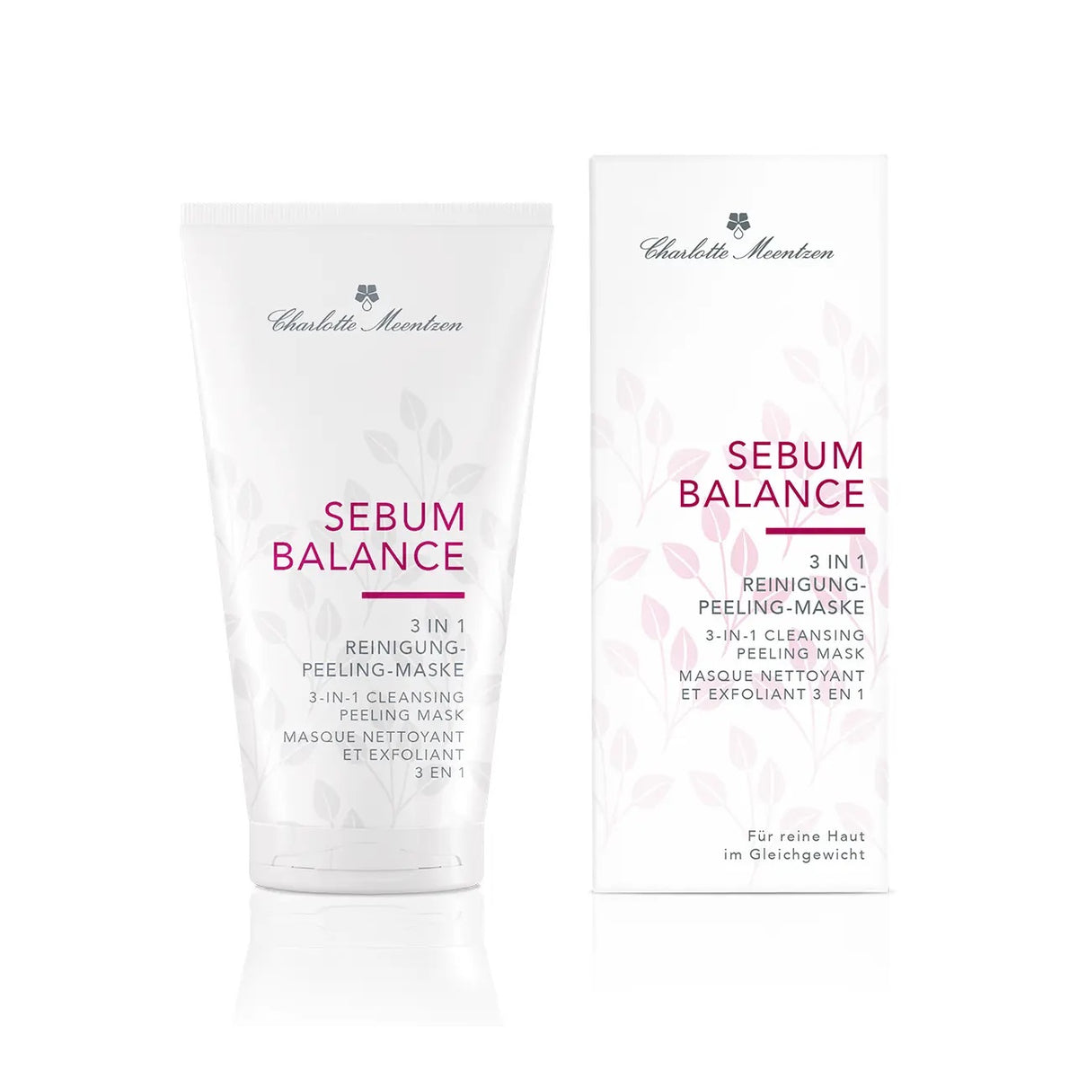 Charlotte Meentzen Sebum Balance 3 in 1 Reinigung-Peeling-Maske 150 ml