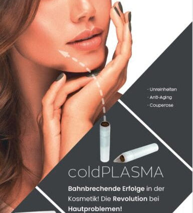 CNC Cold Plasma Gesichtsbehandlung zur Hautreinigung, Anti-Aging und Behandlung von Akne und Couperose im Kosmetikstudio Venus Geiselhöring