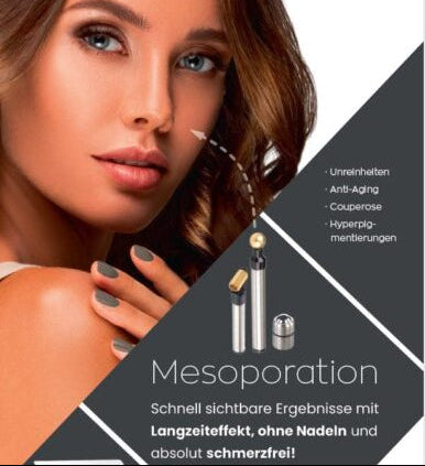 Mesoporation Gesichtsbehandlung ohne Nadeln zur Faltenreduktion, Hautstraffung und Tiefenpflege im Kosmetikstudio Venus Geiselhöring