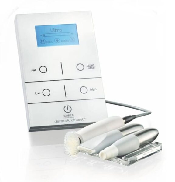 BINELLA dermaArchitect Gerät für Dermabrasion, Needling und Muskelstimulation – moderne High-Tech Gesichtsbehandlung im Kosmetikstudio Venus Geiselhöring