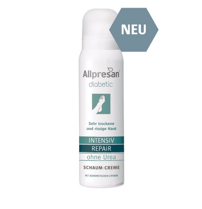 Allpresan diabetic INTENSIV + REPAIR ohne Urea Schaum Creme 100 ml
